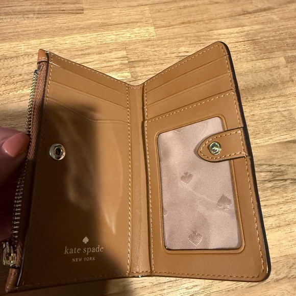 Kate Spade Tan Leather Card Holder - Picture 4 of 5